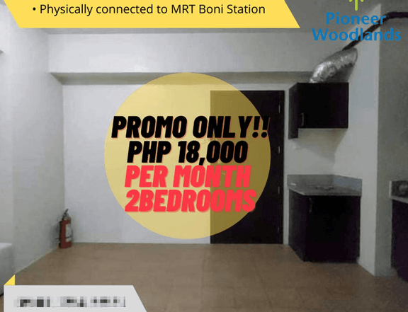 2Bedroom Condominium In Mandaluyong City For AsLowAs 18,000 per Month