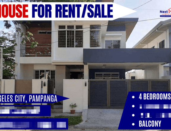 MODERN HOUSE FOR SALE OR RENT LOCATED IN ANGELES CITY, PAMPANGA