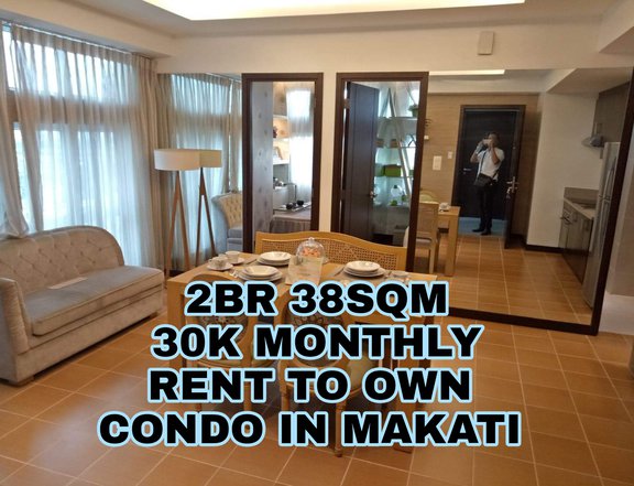 2BR RENT TO OWN CONDO IN MAKATI LINKED TO MRT3 MAGALLANES