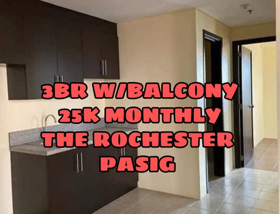 3br with Balcony rent to own condo in pasig the rochester