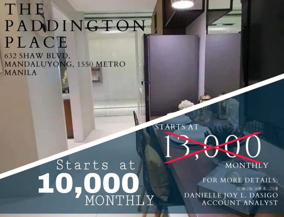PRESELLING CONDO IN MANDALUYONG THE PADDINGTON PLACE