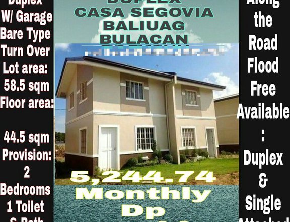 AFFORDABLE-HOUSE AND LOT-DUPLEX
