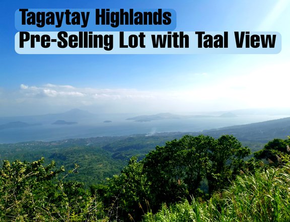 NEW!!! Prime Lot For Sale in Tagaytay Highlands
