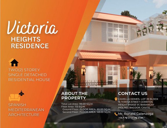 House and Lot in Camella Homes, Bacoor Cavite