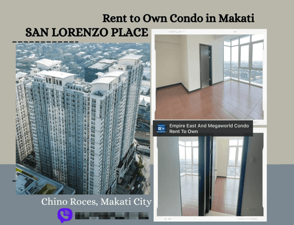 San Lorenzo Place 1 Bedroom Rent to Own Condo in Makati Metro Manila