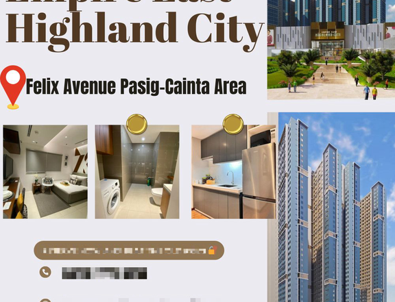 Furnished 29.93 sqm 1-bedroom Residential Condo Rent-to-own in Pasig