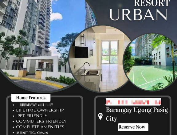 RESORT TYPE CONDOMINIUM|READY FOR OCCUPANCY|LIFETIME OWNERSHIP|NEAR ARCOVIA|BGC|ORTIGAS|