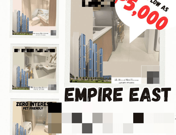 5K MONTHLY | NO DOWNPAYMENT | FIRST ELEVATED CITY & NEXT BGC OF THE EAST
