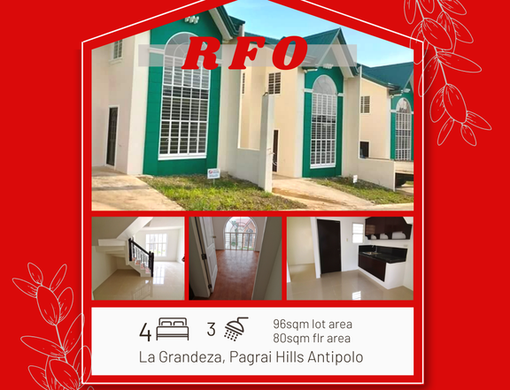 BIG DISCOUNT!! RFO SINGLE ATTACHED HOUSE AND LOT in Antipolo City