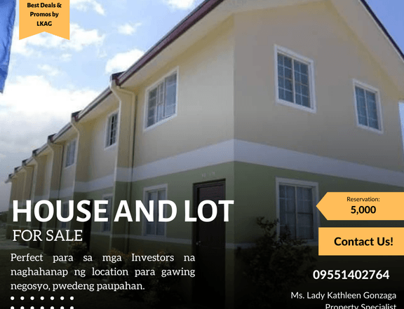 3 Bedroom Townhouse for Sale in Lipa City Batangas
