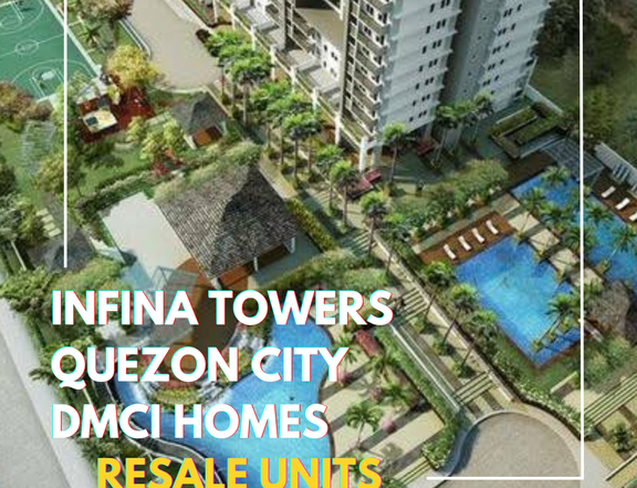 2br unit at Quezon City, Infina Tower by DMCI Homes (re-sale unit)