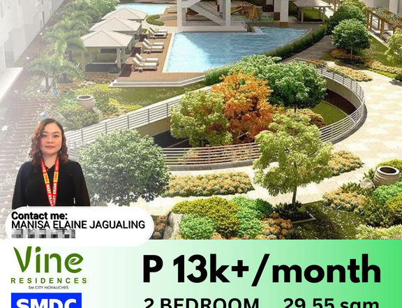 29.55 sqm 2-bedroom Condo For Sale in Novaliches Quezon City / QC