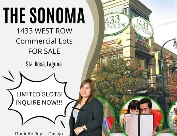 652sqm Commercial Lot For Sale The Sonoma Sta Rosa Laguna near Nuvali