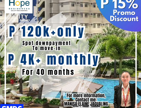 28.52 sqm 1-bedroom Condo For Sale in Trece Martires Cavite