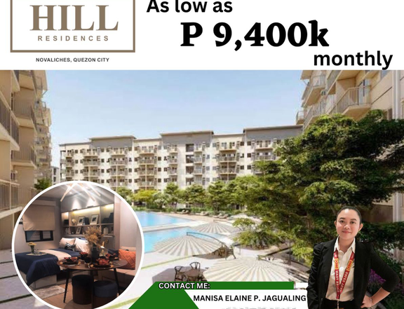 28.52 sqm 1-bedroom Condo For Sale in Novaliches Quezon City / QC