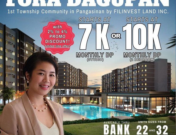 Pre-selling 32.00 sqm 2-bedroom Condo For Sale in Dagupan Pangasinan (BUILDING B)