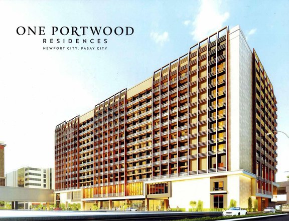 1 bedroom unit with balcony FOR SALE IN ONE PORTWOOD RESIDENCES, Near Runway Manila