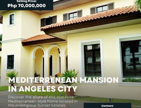 Mediterranean Inspired Mansion in Angeles City