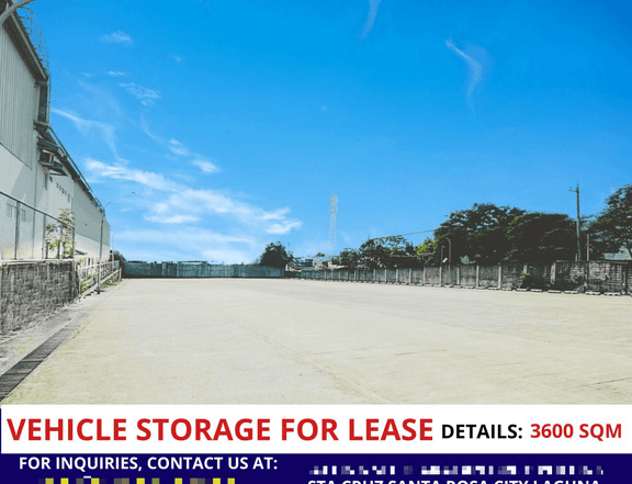 Parking Lot For Rent in Santa Rosa Laguna