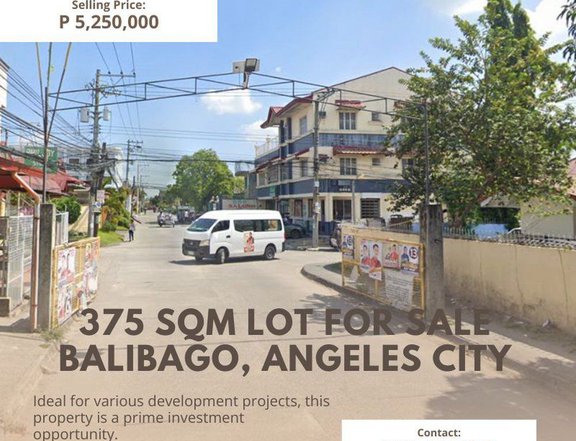 375 SQM Lot great for AIRBNB in Don Bonifacio, Angeles City
