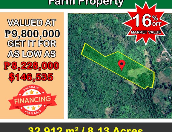 32,912 m2 / 8.13 Acres Highly Distinguished Farm Property