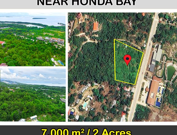 7,000 m2 / 2 Acres Commercial Lot for Sale Near Honda Bay