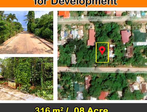 316 m2 / .08 Acres Prime Residential Lot for Development