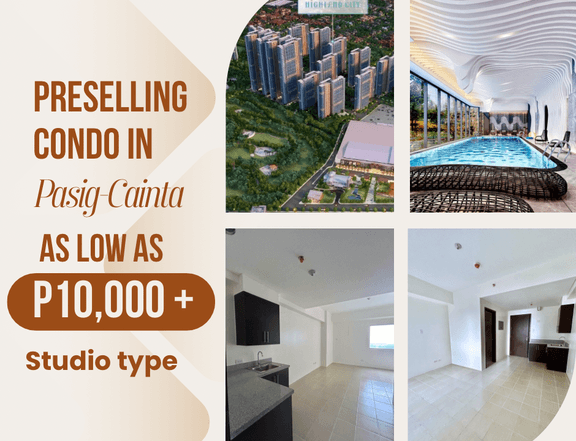 Preselling Condo In Pasig Cainta Studio Type