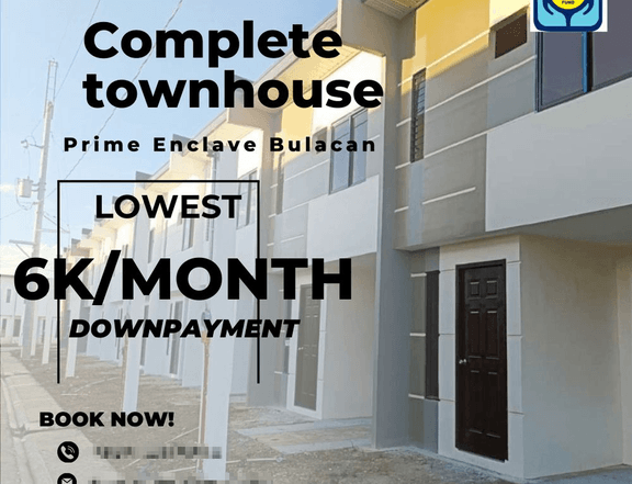 1,000 Reservation Promo 2 Bedroom Townhouse House in Bulacan