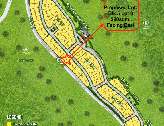 lot for sale 390 square meter in tagaytay