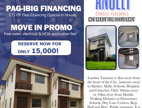 AFFORDABLE HOUSE & LOT THROUGH PAG-IBIG FOR OFW IN TANAUAN, BATANGAS