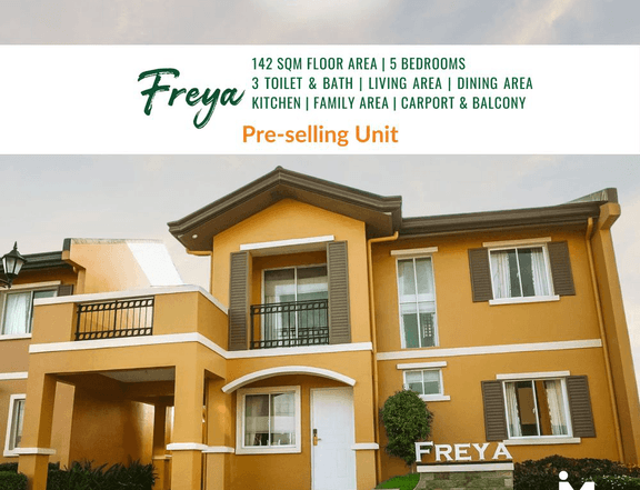 Camella Sta. Maria Freya 142sqm 5BR pre-selling House and lot