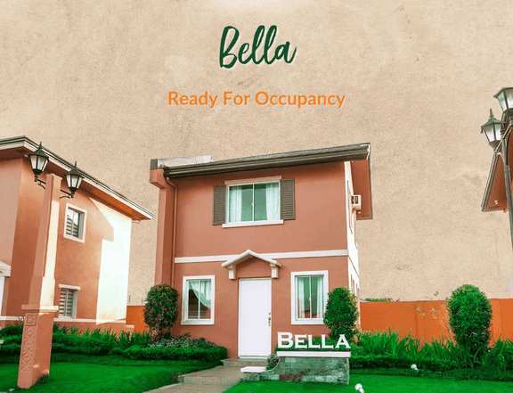 Bella RFO 2BR House and Lot for sale Camella Monticello SJDM Bulacan