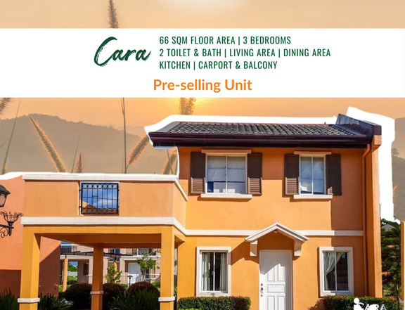 66sqm 3BR House and Lot for sale in Camella Sta. Maria Bulacan