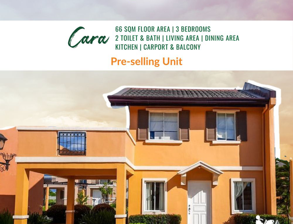 66sqm 3BR House and Lot for Sale in Camella Provence Malolos