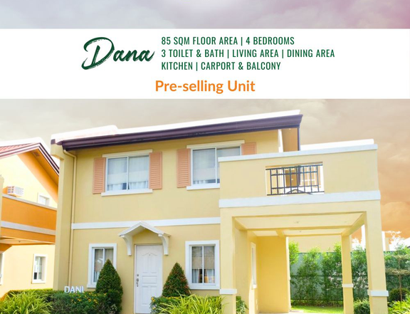 85sqm 4BR House and Lot for Sale in Camella Sta. Maria Bulacan