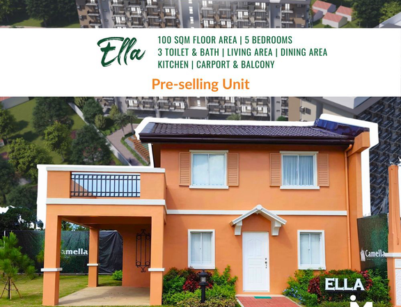 100sqm 5BR House and lot for sale in Camella Provence Malolos Bulacan