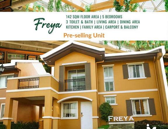 142sqm 5BR House and lot for sale in Camella Provence Malolos