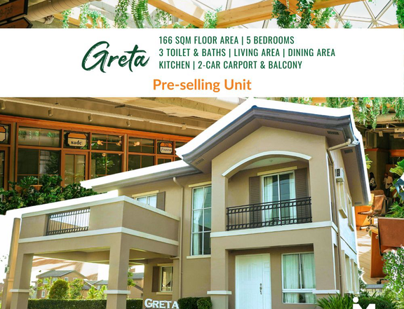 166SQM 5BR House and lot For Sale in Camella Sta. Maria Bulacan