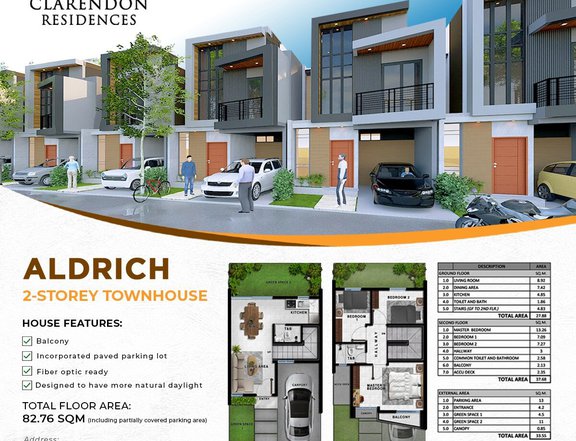 3-bedroom Townhouse For Sale in Punta Princesa, Cebu City