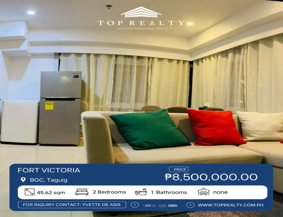 For Sale: 2 Bedroom 1BR Condo in BGC, Taguig at Fort Victoria
