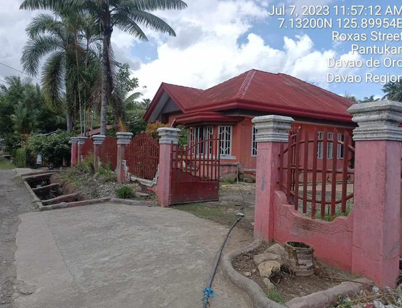 Bank Foreclosed  400 sqm House and Lot Cadayona sub. Davao de oro