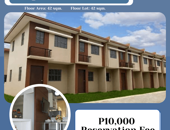 Angeli Townhouse For Sale in Lumina Iloilo for P10,000 Reservation Fee