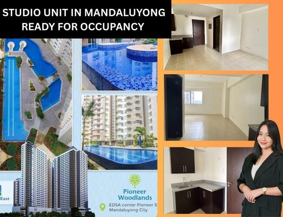 FOR SALE RFO Pioneer Woodlands: Rent-to-Own Studio Unit Condo Near Starmall Shaw