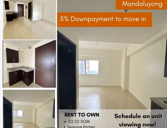 FOR SALE Affordable Studio Unit NEAR MRT 3 in Pioneer St. Mandaluyong