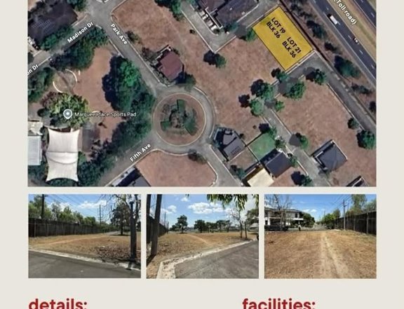 PRIME LOT FOR SALE MARQUEE PLACE, ANGELES CITY
