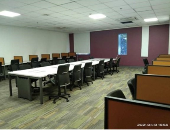 1844 sqm Fully Furnished Office Space Lease Rent Quezon City