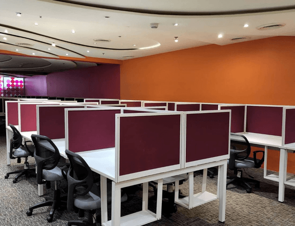 Plug and Play Office Space Lease Rent Quezon City 150 seats