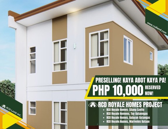 3-bedroom Single Attached House For Sale in Silang Cavite pre selling!