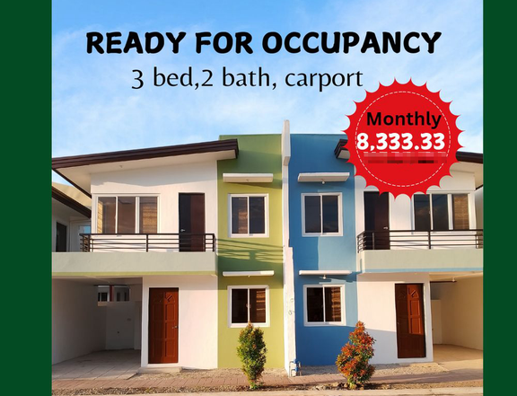 3-bedroom Duplex House For Sale in Lipa Batangas